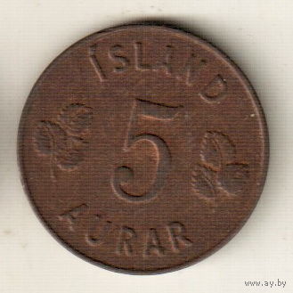 Исландия 5 эйре 1946
