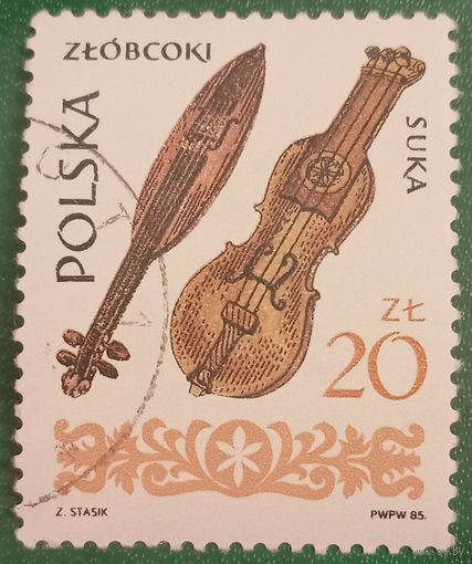 Польша 1985. Традиционные Польские музыкальные инструменты