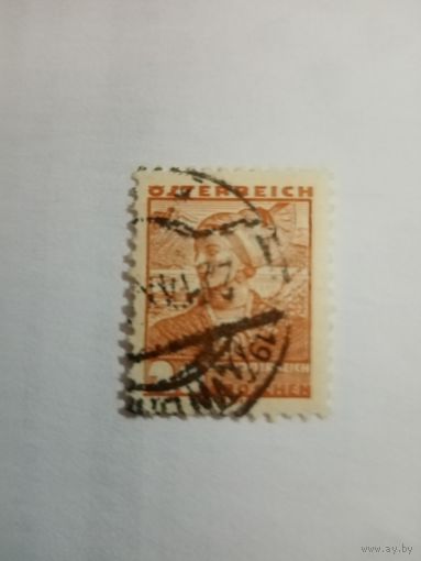 Австрия 1934 Стандарт, народные костюмы. 20 грошей
