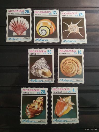 Никарагуа 1988 г. Раковины.
