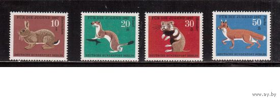 Германия(Берлин)-1967,(Мих. 299-302)  ** , Фауна