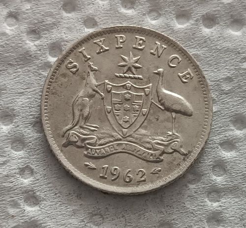 Австралия 6 пенсов 1962