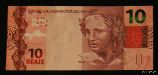 Бразилия 10 реалов 2010 (2019) P254e UNC