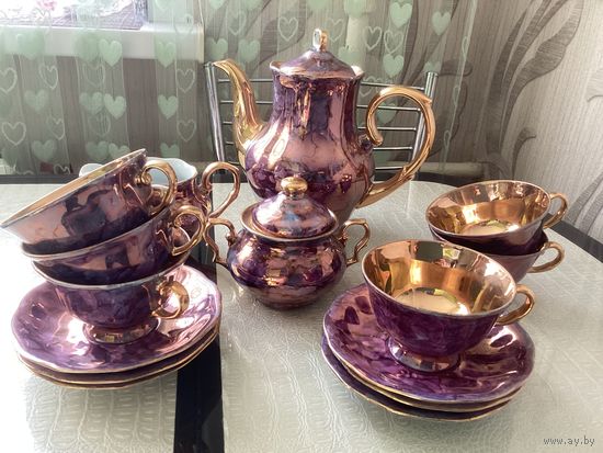 Чайный сервиз с позолотой, Польша