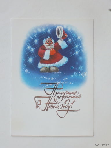 Воронин с новым годом 1990 10х15 см