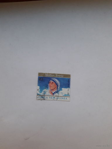 Марки Папуа Новая Гвинея Лауреат Нобелевской премии Мира 1979 Мать Тереза