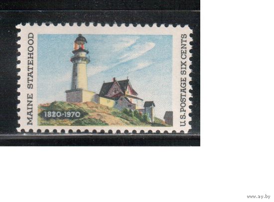 США-1970, (Мих.1003), ** , Маяк, Живопись (одиночка)
