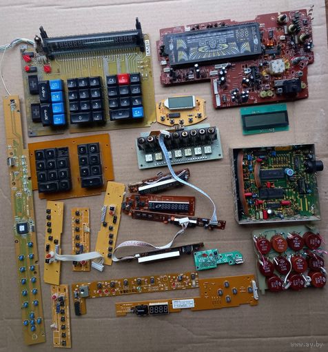 Платы с Индикаторами, Микросхемами, РАДИОДЕТАЛЯМИ