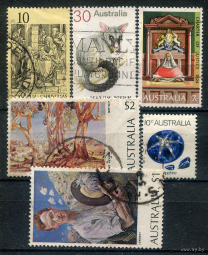 Австралия - 1974г. - марки года - 6 марок - гашёные. #3-WB-97-KS-6