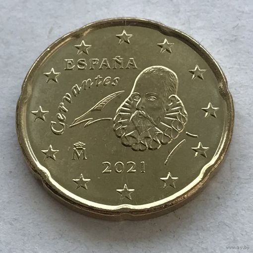 Испания 20 евроцентов 2021 - UNC!