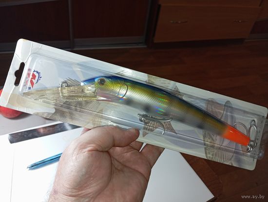 Глубоководный воблер ELITA BARRAMUNDI 22 см. 100 гр.