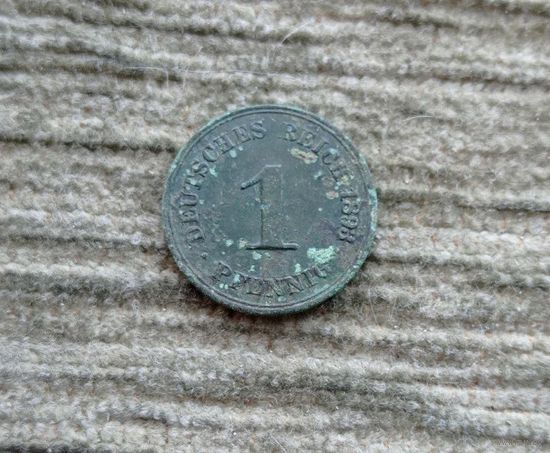 Werty71 Германия 1 пфенниг 1893 A