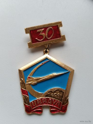 Знак 30 лет ЧВВАУЛ.