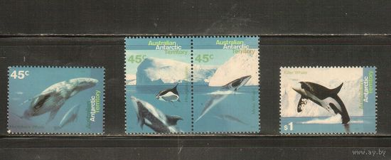 ААТ( Автралийские Антарктические территории)-1995 (Мих.102-105) , ** ,  Морская фауна,(полная серия)