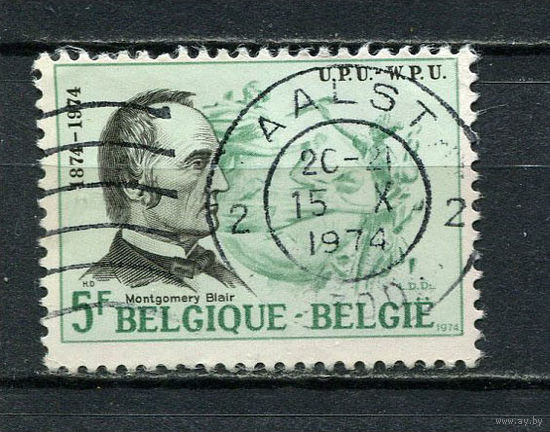 Бельгия - 1974 - 100-летие ВПС. Монтгомери Блэр 5Fr - [Mi.1781] - 1 марка. Гашеная.  (Лот 9Gh)-T2P52