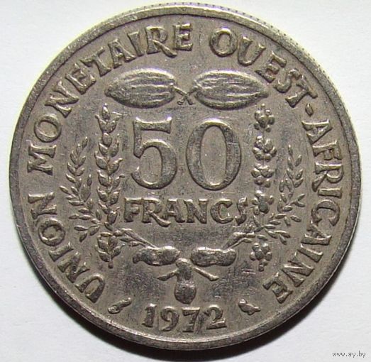 Западная Африка, 50 франков, 1972 год, VF