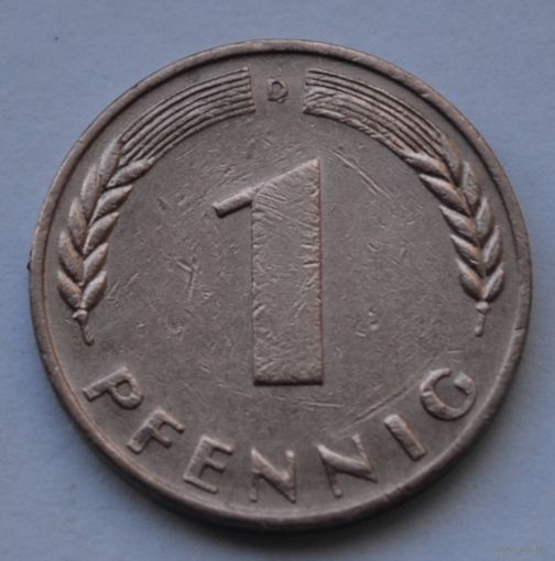 ФРГ. 1 пфенниг 1950 г. D