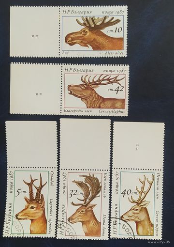 Болгария 1987 олени, 5 из 6