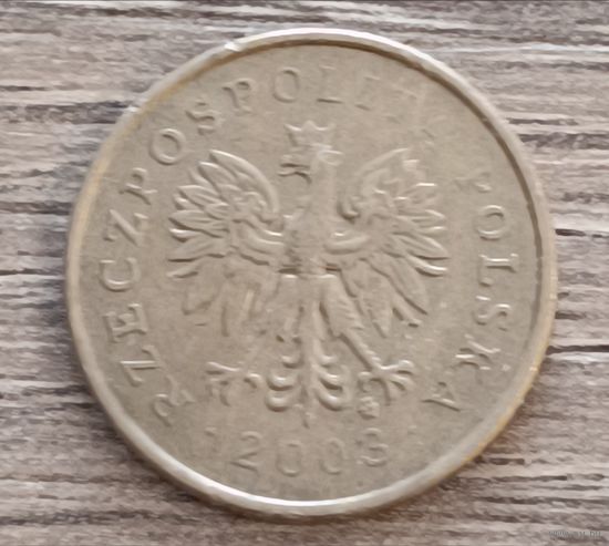 Польша. 5 грошей 2003 года.