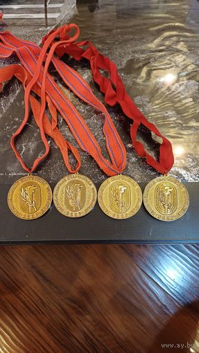 Спортивная шейная медаль.  Первенство РБ среди учащихся.  1 место.