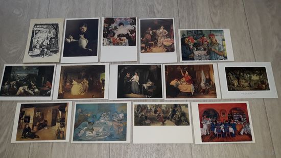 Открытки живопись - Кошки и коты в живописи разных художников