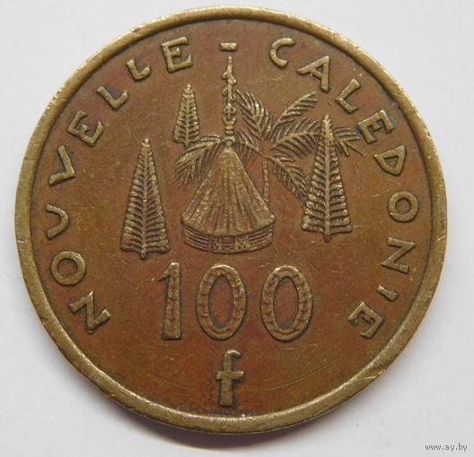 Новая Каледония 100 франков 2003 г (2)
