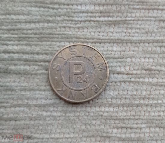 Werty71 Япония Жетон Токен парковка SYSTEM BANK P24 Токио