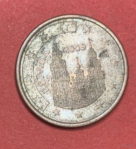 Испания, 5 евроцентов 2009г.