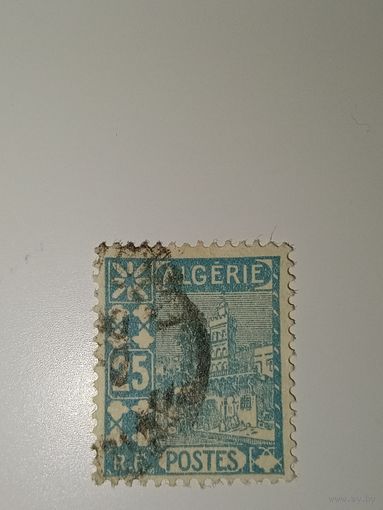 Алжир  марка  Французские колонии - Алжир - 1926г.