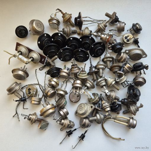 Мощные транзисторы, диоды, тиристоры советские разные