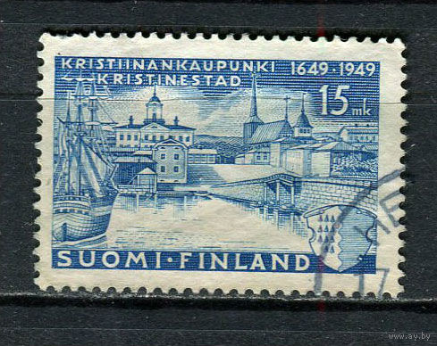 Финляндия - 1949 - 300-летие г. Кристийнанкаупунки - [Mi. 372] - полная серия - 1 марка. Гашеная.  (Лот 47Gs)-T41P16