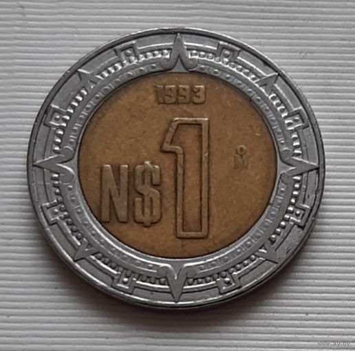 1 песо 1993 г. Мексика