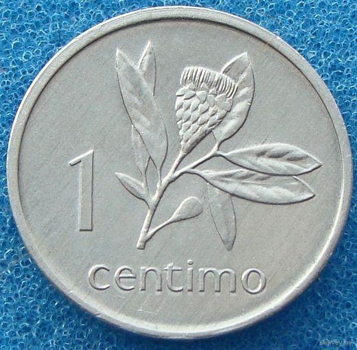 Мозамбик.  1 сентимо 1975 год  КМ#90   "Самора Машел"   Тираж: 15.050.000 шт