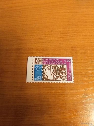 1974 Франция Фил выставка чистая клей MNH** выпускалась одиночкой (2-13)