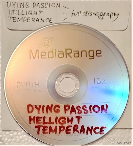 DVD MP3 дискография DYING PASSION, HELLIGHT, TEMPERANCE (Doom Death Metal, Trash Metal, Power Metal, Symphonic Metal, Funeral Doom, Gothic Rock, Alternative Rock, Progressive Rock / Metal) - 1 DVD