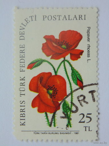Турция 1981г. Флора.