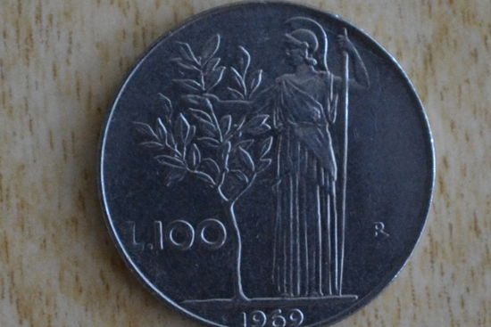 Италия 100 лир 1969