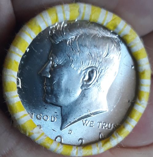 50 центов (халф) 2024  Д США  ролл 20 штук