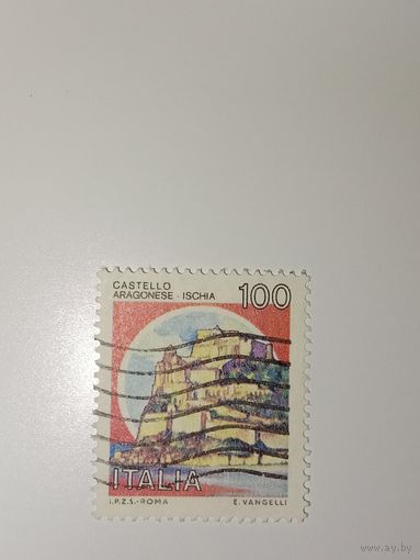 Италия 1980 Арагонский замок в Искье (Castello Aragonese Ischia).