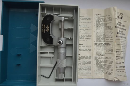 Микрометр TESA.SWISS MADE.В упаковке.