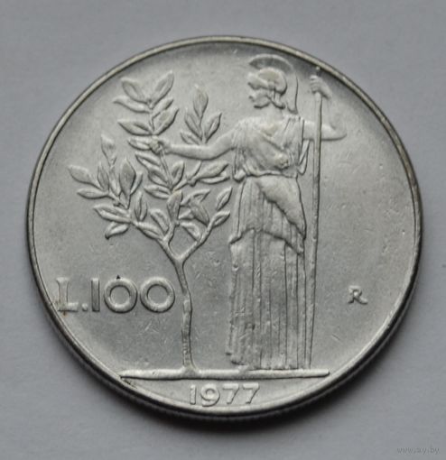 Италия, 100 лир 1977 г.