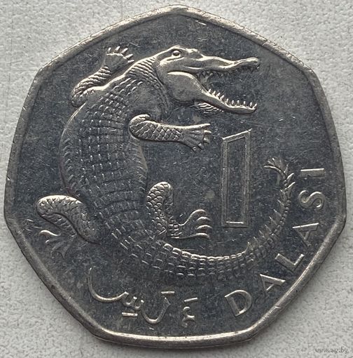 Гамбия 1 даласи 1998 г. Цена за 1 шт.