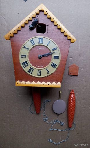 РЕДКИЕ Часы с Кукушкой Сердобский часовой з-д.