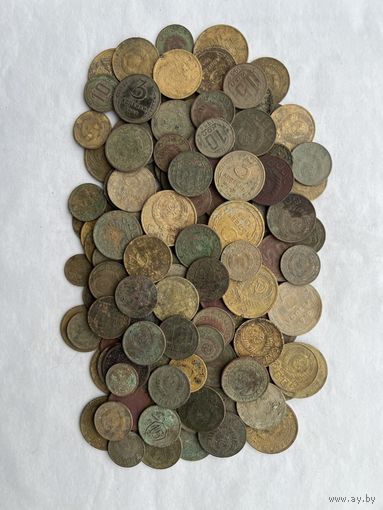 Монеты СССР до 1958 150 шт