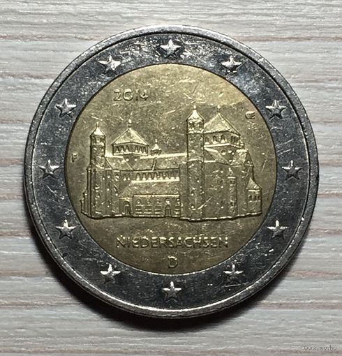 Германия, 2 евро  2014 F. Нижняя Саксония