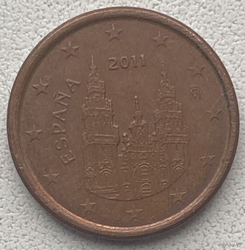 Испания 1 евроцент 2011 г.