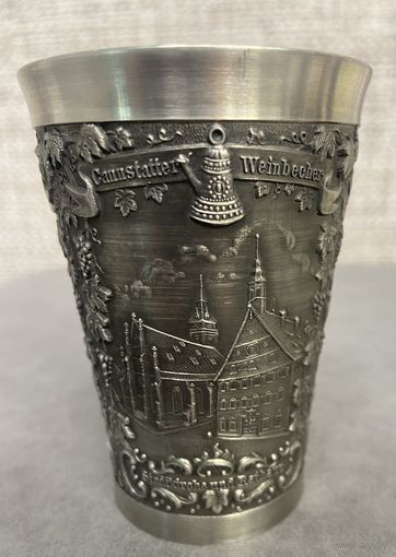 Оловянный винный стакан . Германия. 8.5 см