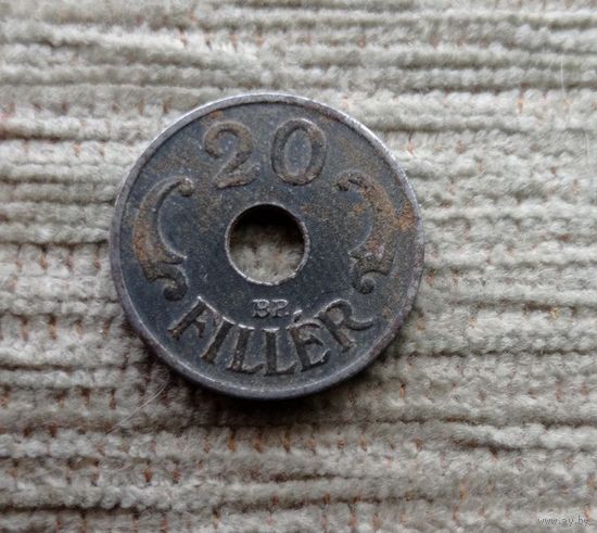 Werty71 Венгрия 20 филлеров 1941 геллеров