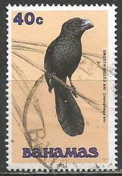 Багамы. Кукушка Ани. 1991г. Mi#743.
