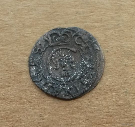 Шведская Ливония, королева Кристина Ваза (1632-1654), солид 1650 г.